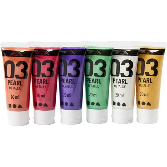 A-Color Akryylivärisetti Readymix Lisävärit