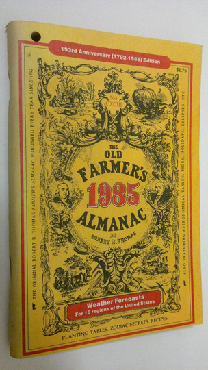 Robert B. Thomas : The Old Farmer's almanac 1985