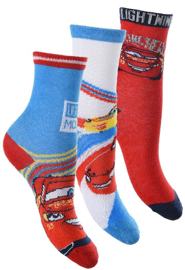 Disney Autot Sukat 3-pack, Punainen, 23-26