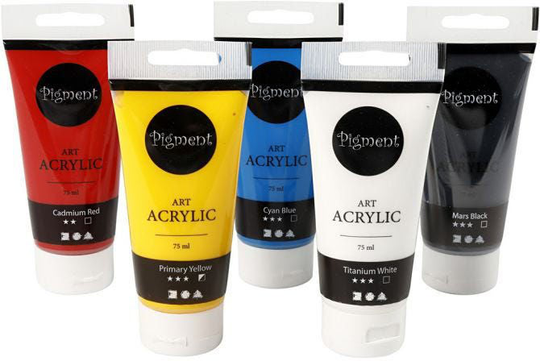 Pigment Art Acrylic Akryylimaalit Perusvärit