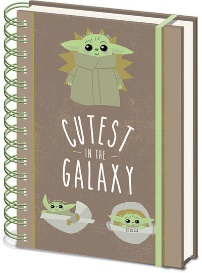 Star Wars Muistikirja A5 Mandalorialainen Cutest in the Galaxy