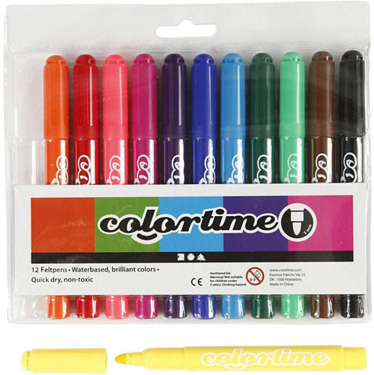 Colortime Tussikynät Perusvärit 12 Kpl